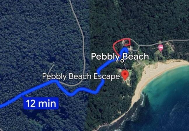 Alexander'S Cottage, Pebbly Beach East Lynne 外观 照片